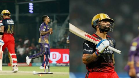 Cricket Image for WACTH: Narine Stuns Kohli; Leaves 'King' Shocked After Cleaning Him Up