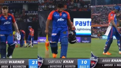 Washington Sundar Picks 3 Wickets In One Over Against Delhi Capitals