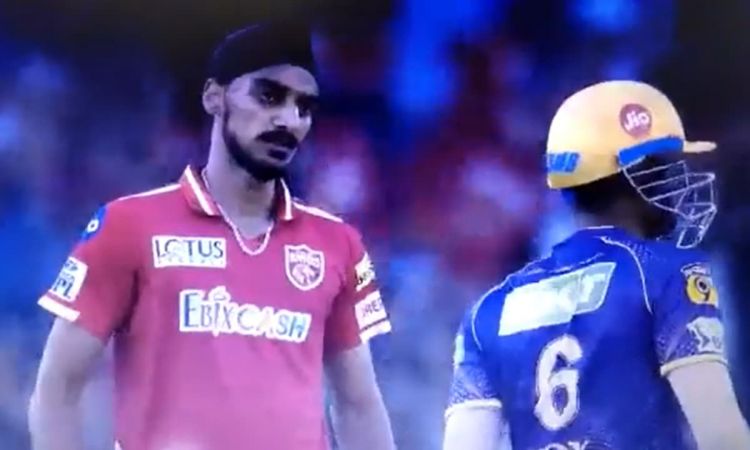 Cricket Image for अर्शदीप की आंखों में दिखा लाल रंग, अनुकूल रॉय को आउट करके डराया; देखें VIDEO