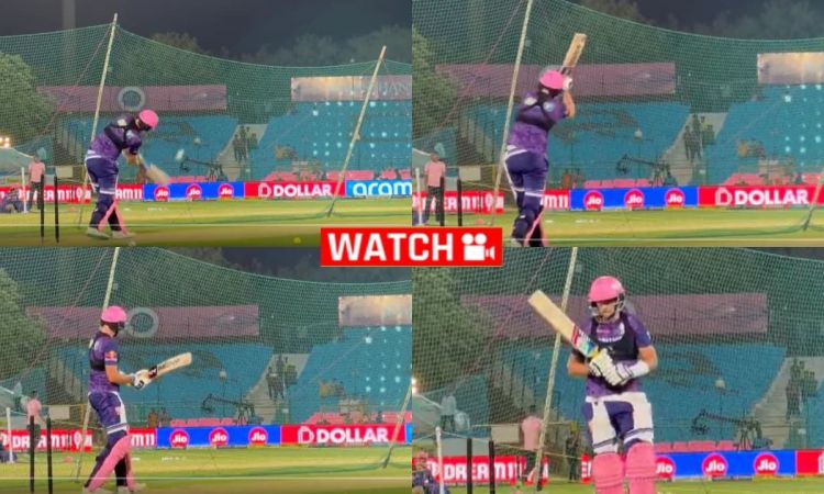 Cricket Image for Joe Root ने खोदकर निकाली गेंद, जड़ दिया माही वाला हेलीकॉप्टर शॉट; देखें VIDEO