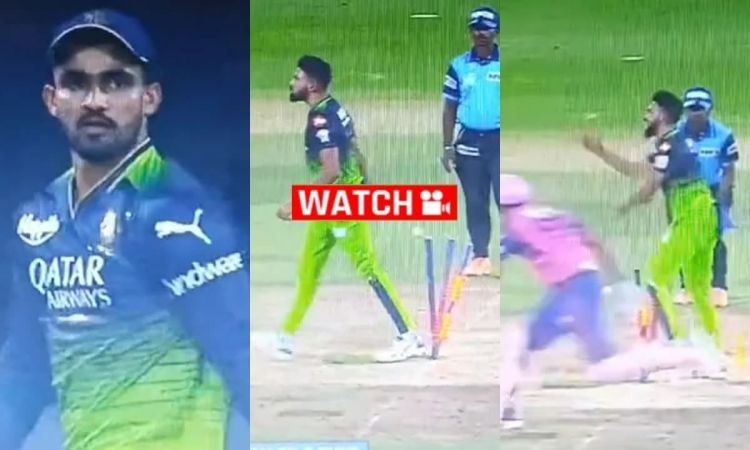Mohammed Siraj Fumes at Mahipal Lomror, Hurls Abuse for Late Pick-up and Throw; Apologises Later!