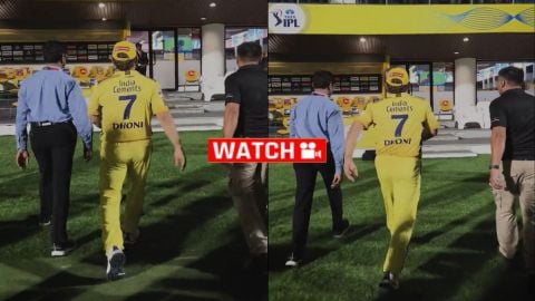 Cricket Image for IPL 2023: लड़खड़ाते नज़र आए MS Dhoni, CSK फैंस की टेंशन बढ़ा देगा 11 सेकेंड का ये 