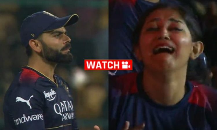 Cricket Image for फूट-फूटकर रोने लगे RCB फैंस, विराट कोहली का भी लटका चेहरा; देखें VIDEO