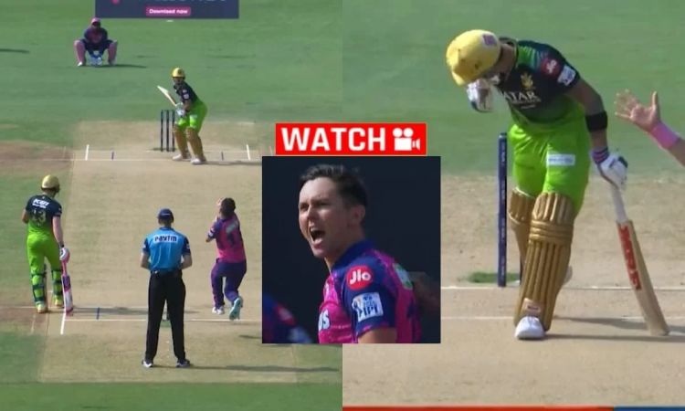 Watch Virat Kohli Gets Out For Golden Duck Against Trent Boult Ipl 2023 Rcb vs rr