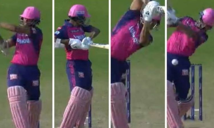 Cricket Image for VIDEO: मैच के पहले ही ओवर में यशस्वी ने मारे 5 चौके, खलील अहमद का बना दिया भूत