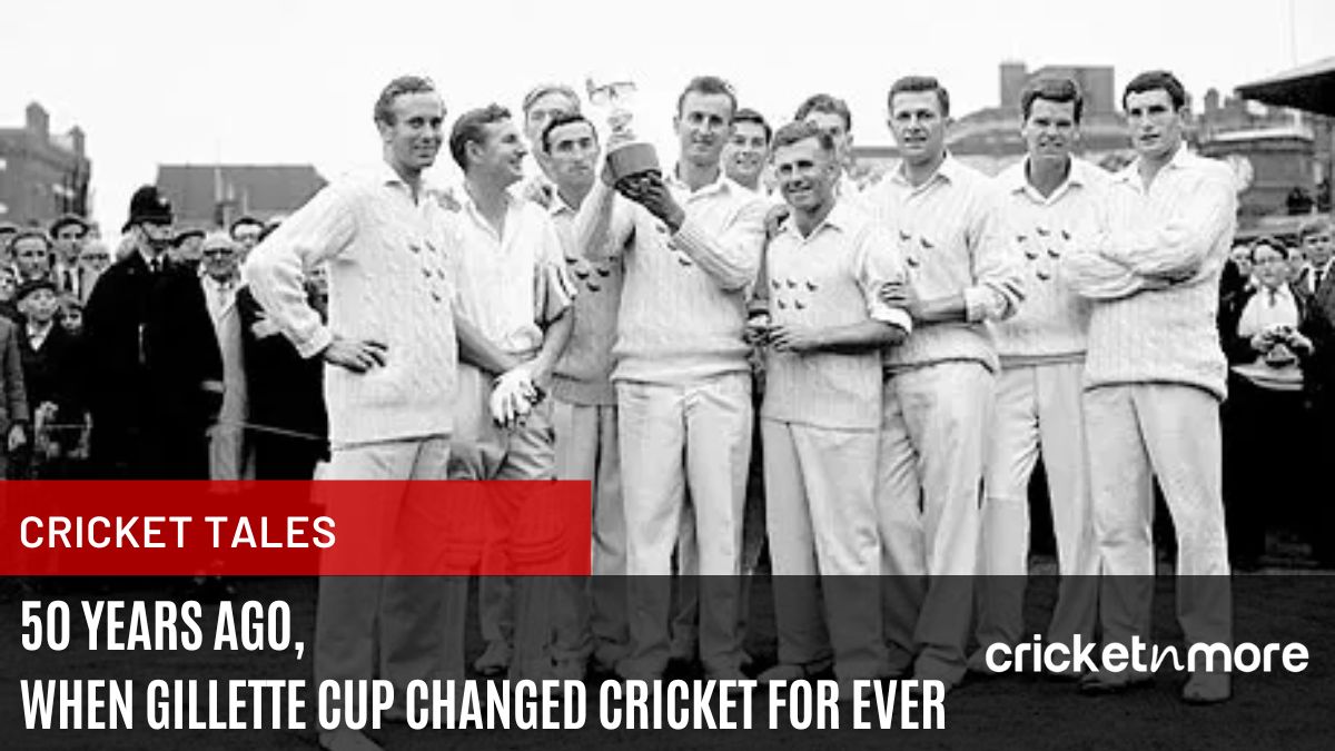 Cricket Tales When Gillette Cup Changed Cricket From Test To Limited Overs