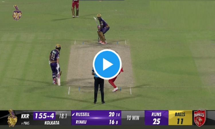 Andre Russell smacked Sam Curran for 3 sixes in an over