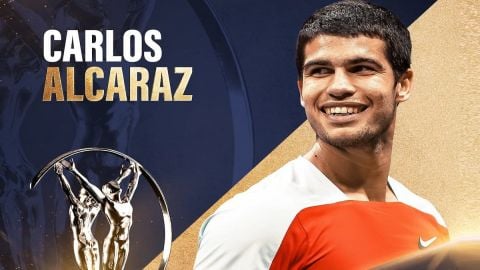 Carlos Alcaraz wins Laureus Breakthrough of the Year award