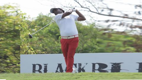 Golf: India's Chouhan lies tied fourth in Abu Dhabi in Challenge Tour event