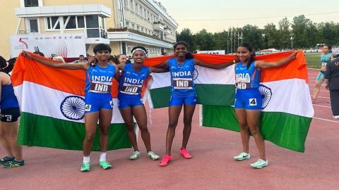 Asian U18 athletics: Girls team wins medley race; Bapi Hansda scripts history with silver in 400m