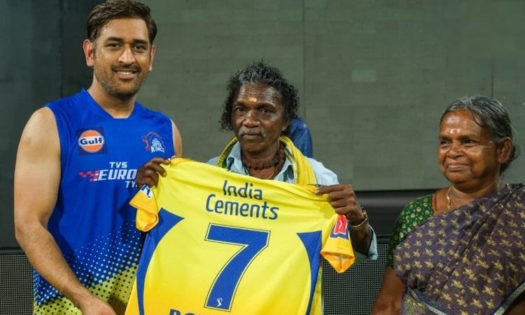 Cricket Image for IPL 2023: CSK Felicitates Elephant Caregivers Bomman, Bellie And Oscar-Winning Dir