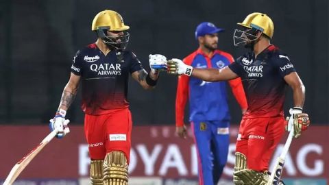 Cricket Image for Ipl 2023: Kohli, Lomror Fifties Propel Rcb To 181/4 Against Delhi Capitals