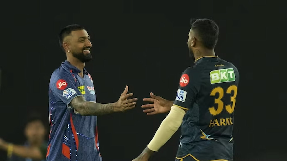 Krunal Pandya discloses how his mother reacted seeing him lead LSG against younger brother Hardik's Krunal Pandya discloses how his mother reacted seeing him lead LSG against younger brother Hardik's