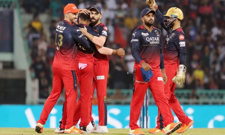 Cricket Image for IPL 2023: RCB's Dominant Bowling Display Rout Rr By 112 Runs