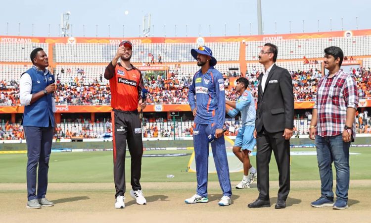 Cricket Image for IPL 2023: Sunrisers Hyderabad Win Toss, Elect To Bat First Against Lucknow Super G