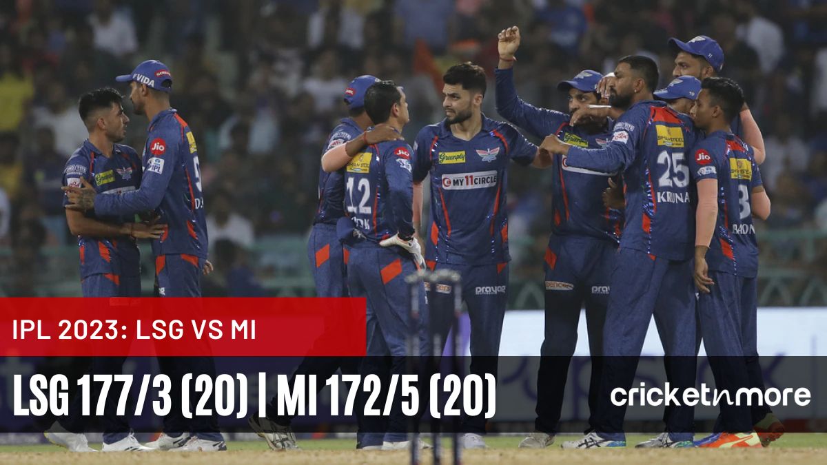 Lucknow Super Giants Vs Mumbai Indians T Th Match Live Score At