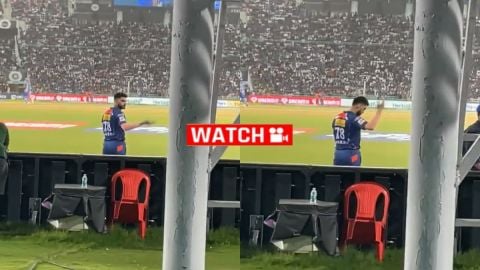 Lucknow crowd Teases Naveen ul haq with KOHLI KOHLI chants