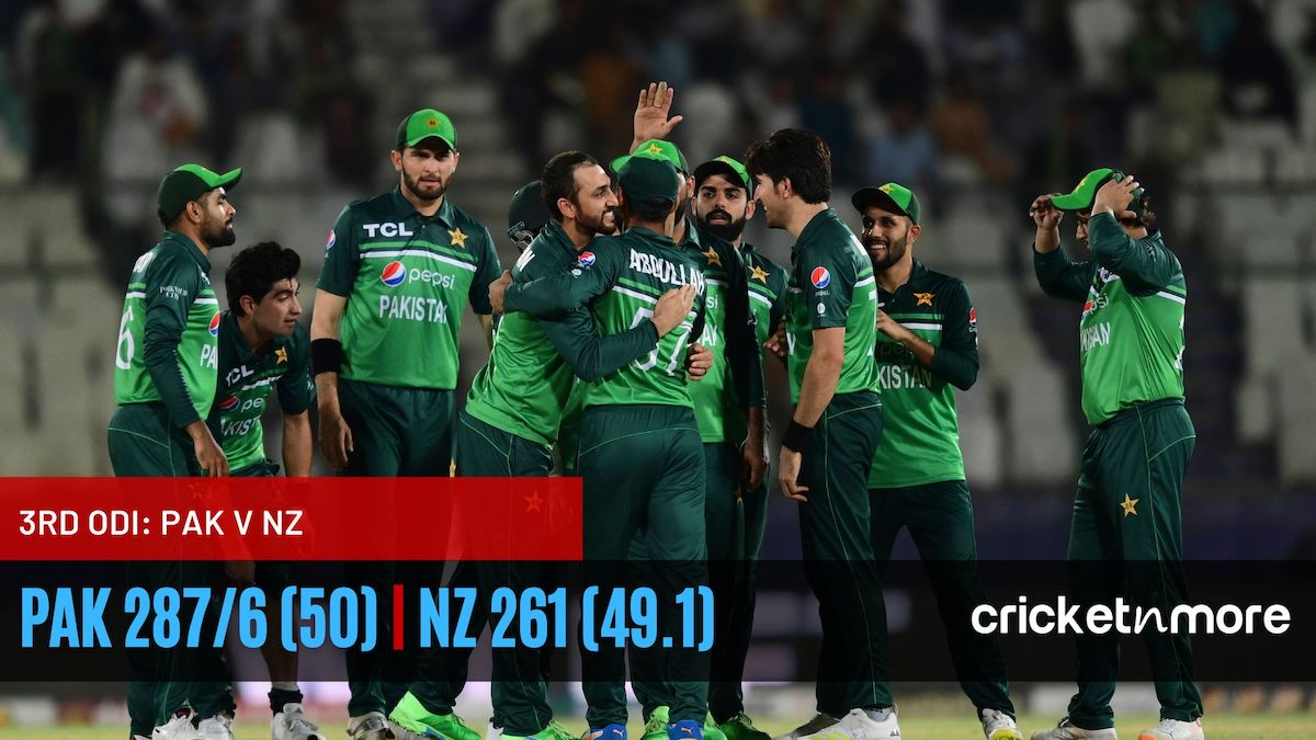 Pakistan vs New Zealand Third ODI Report And Scorecard