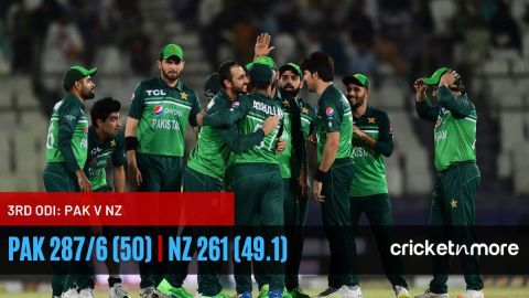 Pakistan vs New Zealand 3rd ODI Scorecard