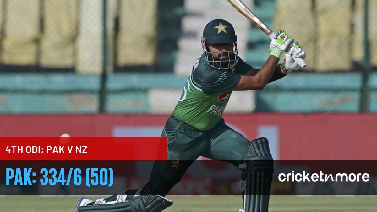 Pakistan vs New Zealand ODI 4th ODI Live Score at National Stadium