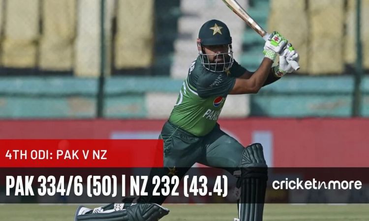 Pakistan Beat New Zealand By 102 Runs In Fourth ODI