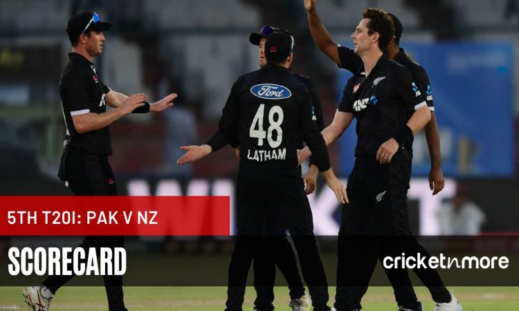 Pakistan vs New Zealand 5th ODI Scorecard