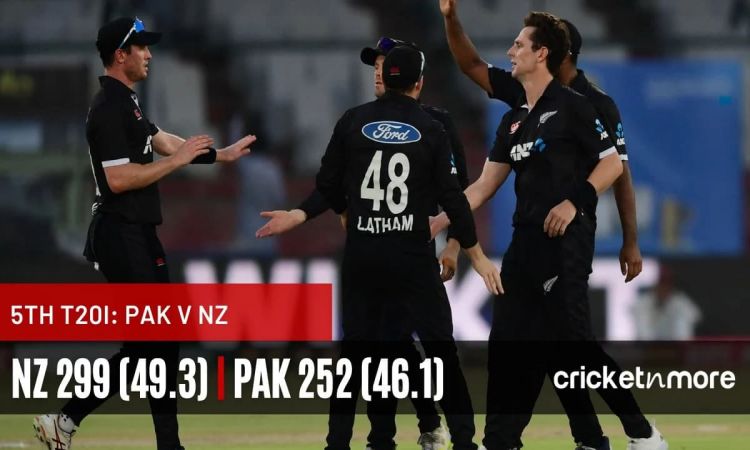 New Zealand Beat Pakistan By 47 Runs In 5th ODI, Avoid Clean Sweep