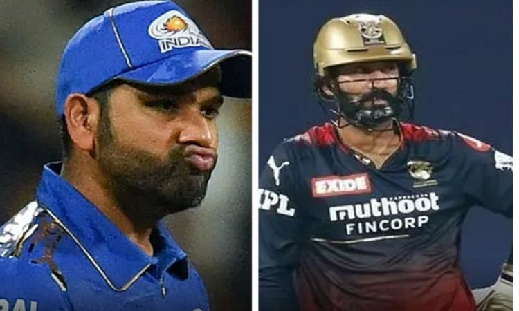 Dinesh Karthik level with Rohit Sharma for most ducks in IPL