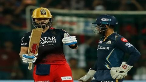 IPL 2023: Virat Kohli slams unbeaten 101 powers RCB to 197/5 against Gujarat Titans!