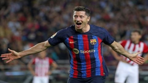 Barcelona's Lewandowski proud of winning his first La Liga title