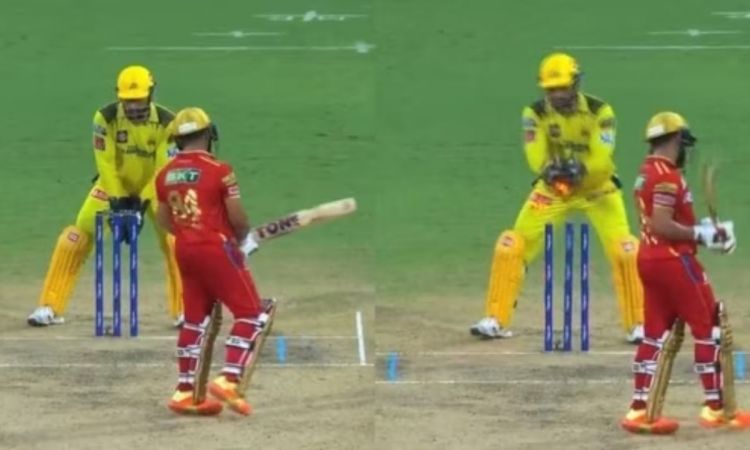 Cricket Image for WATCH: धोनी ने दिखाया विकेट के पीछे स्वैग, 2 सेकेंड रुक कर किया स्टंप