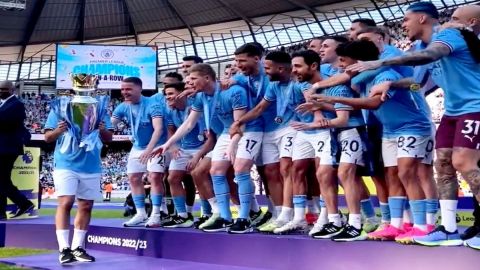 Man City celebrate title but looks grim for Leeds, Leicester at bottom