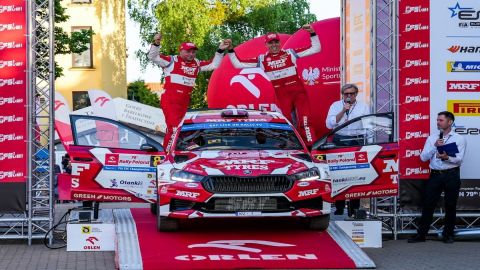 European Rally Championship: Team MRF Tyres takes victory in Rally Poland