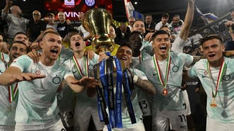 Football: Lautaro Martinez's brace helps Inter defend Coppa Italia title