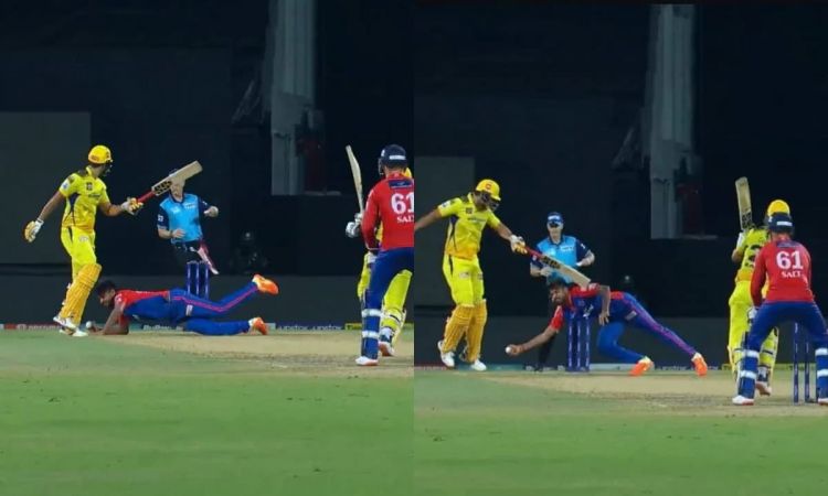 Ipl 2023 Lalit Yadav Takes One Handed Stunner To Dismiss Ajinkya Rahane Watch Video