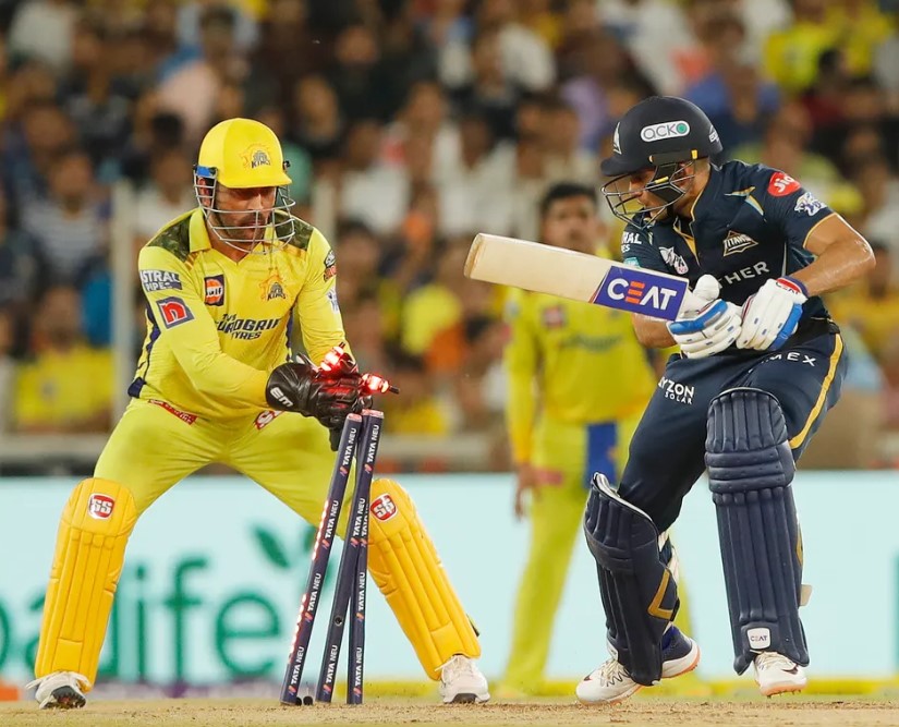 Watch: MS Dhoni affected a lightning quick stumping to get rid of the well-set Shubman Gill for 39! Watch: MS Dhoni affected a lightning quick stumping to get rid of the well-set Shubman Gill for 39!