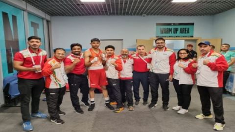 Nishant enters the pre-quarterfinals with a thumping win