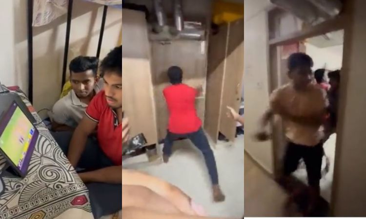 VIDEO: चेन्नई की जीत देखकर हिल गया फैन, हिला डाले PG के दरवाजे