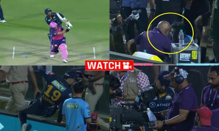 Cricket Image for राशिद खान का पिघला दिल, कैमरामैन को दर्द में देखकर खुद को नहीं सके रोक; देखें VIDE