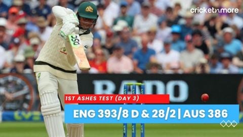 Ashes Test Day 3 Scorecard