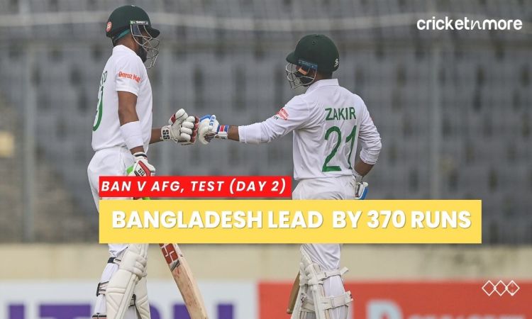 Bangladesh vs Afghanistan Test Match Day Two Report