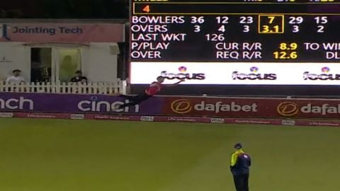  Bradley Currie grabbed one of the best catches in the T20 Blast against Hampshire last night!