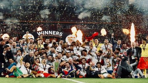 Sevilla overpower Roma in penalties to lift seventh Europa League title