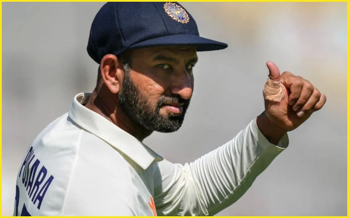 Harbhajan Singh got a similar reaction from the Pujara team...