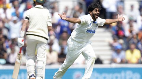 Siraj, Thakur take one wicket each to take Australia to 73/2 against India at lunch