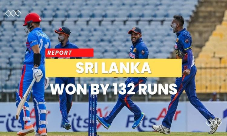 Sri Lanka Square ODI Series With 132 Run Win Over Afghanistan In 2nd ODI