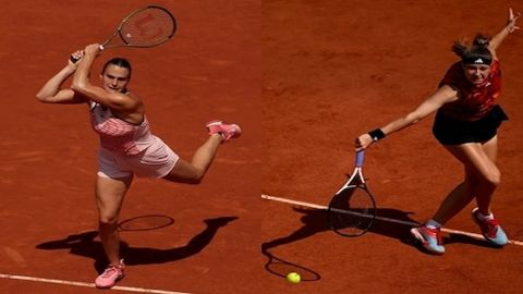 French Open: Sabalenka ends Svitolina's run to set up semifinal clash with Muchova