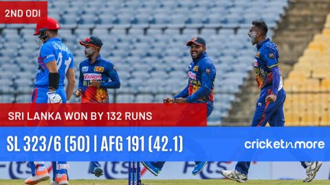Sri Lanka Beat Afghanistan By 132 Runs In 2nd ODI