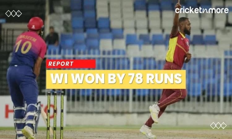 West Indies Wrap Up ODI Series Win Over UAE