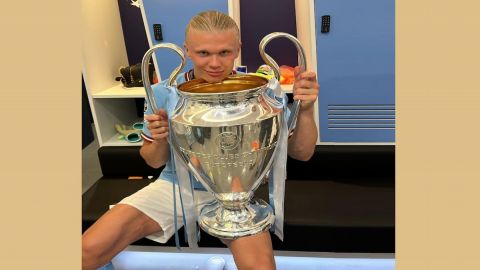 Best coach in the world': Haaland offers tribute to Guardiola after Champions League triumph
